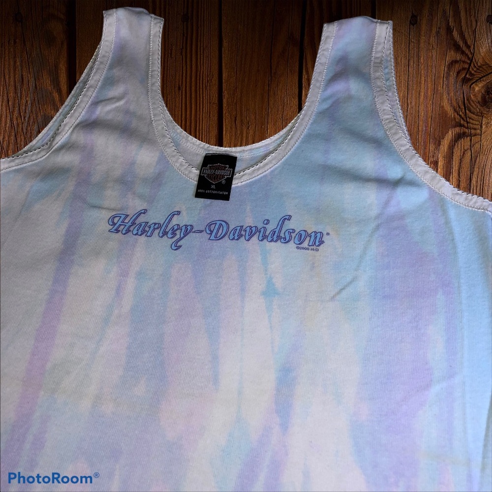 Harley Davidson Tie Dye Top Fullerton California